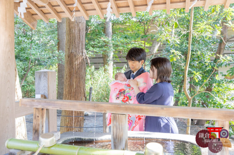 鎌倉鶴岡八幡宮へお宮参り 出張撮影